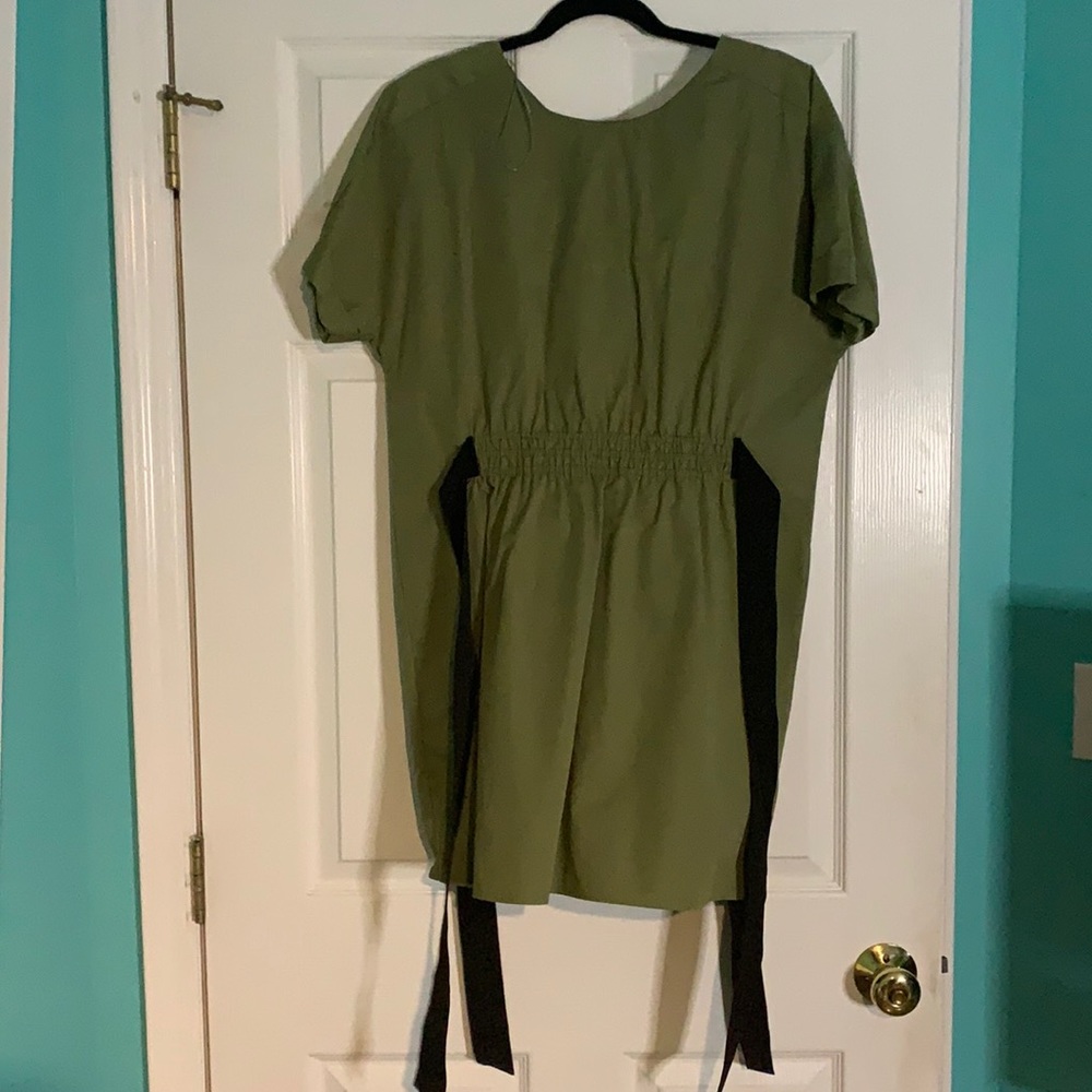 Zara short sleeve shirt with belt
